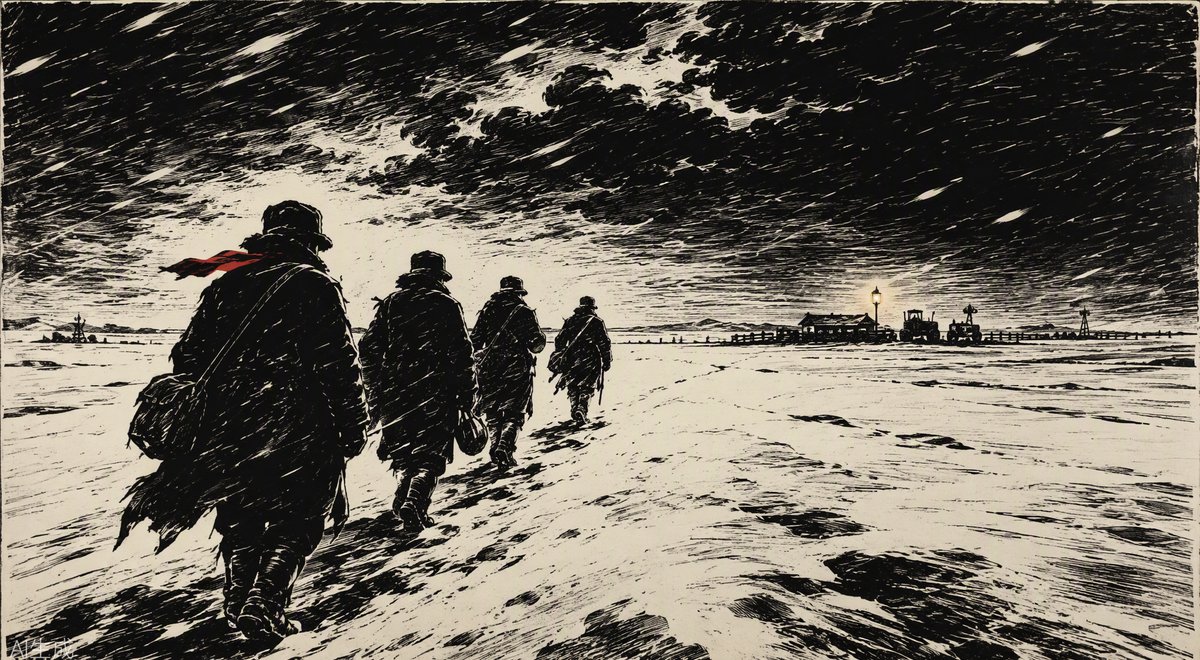 档案插图：风雪夜归人